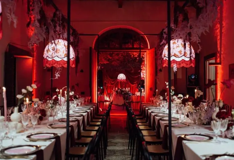 Refined Michelin-style wedding catering and table design